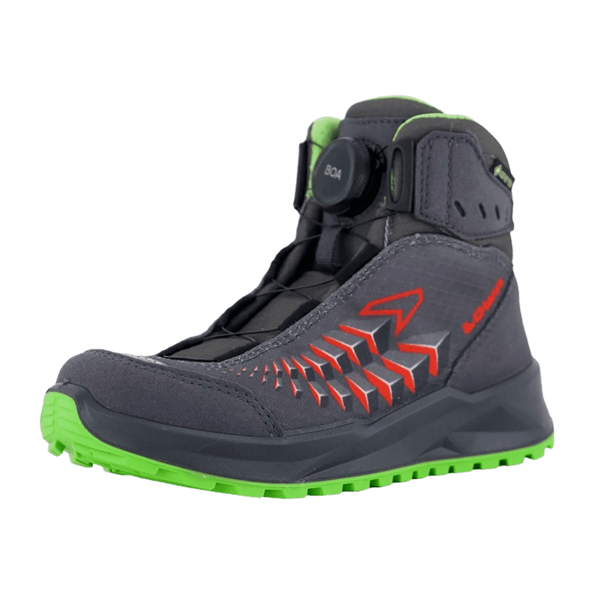 LOWA Ferrox GTX Mid JR Boots - Waterproof Black Honey Unisex