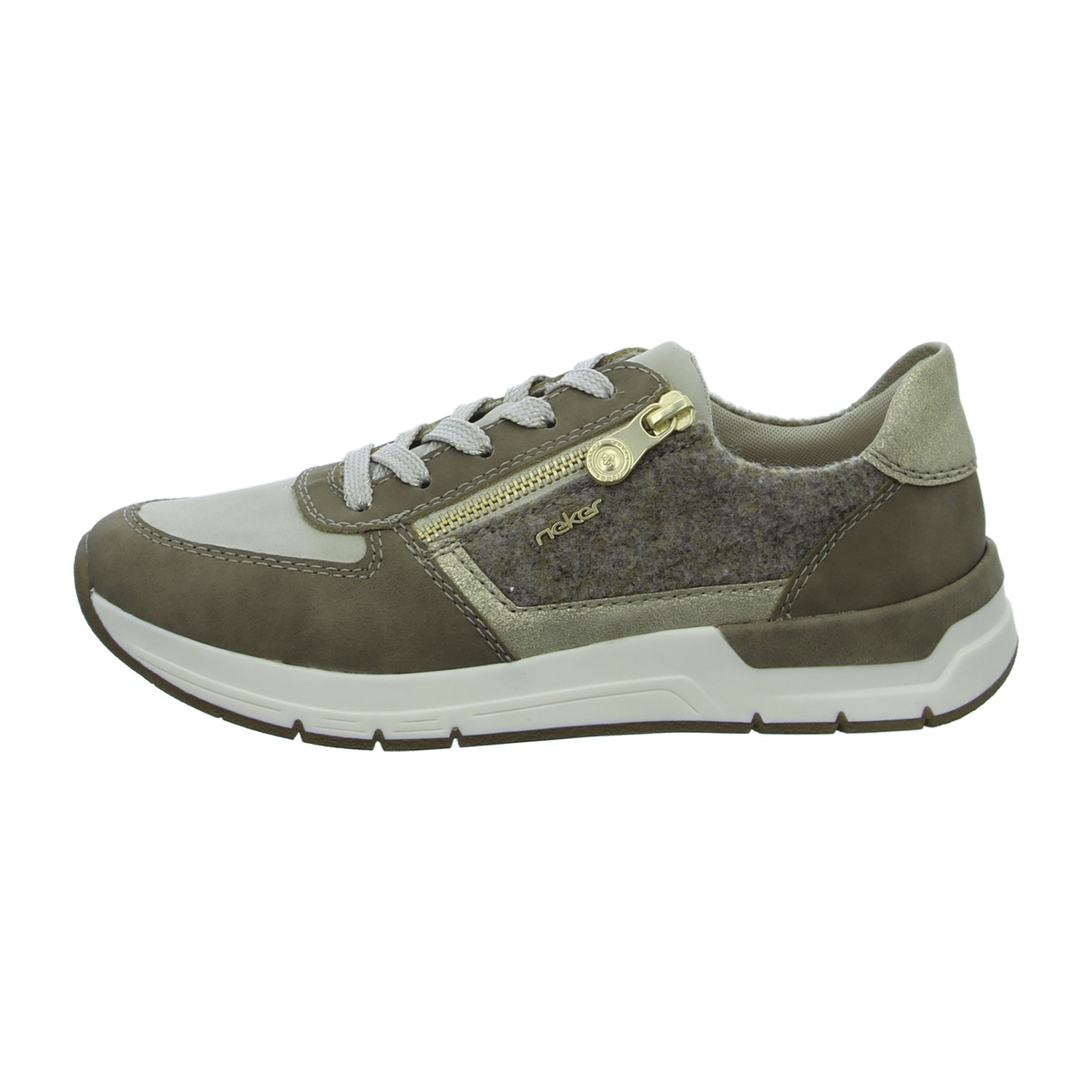 Rieker Morelia Beige Women's Shoes Comfortable Fit Easy Care