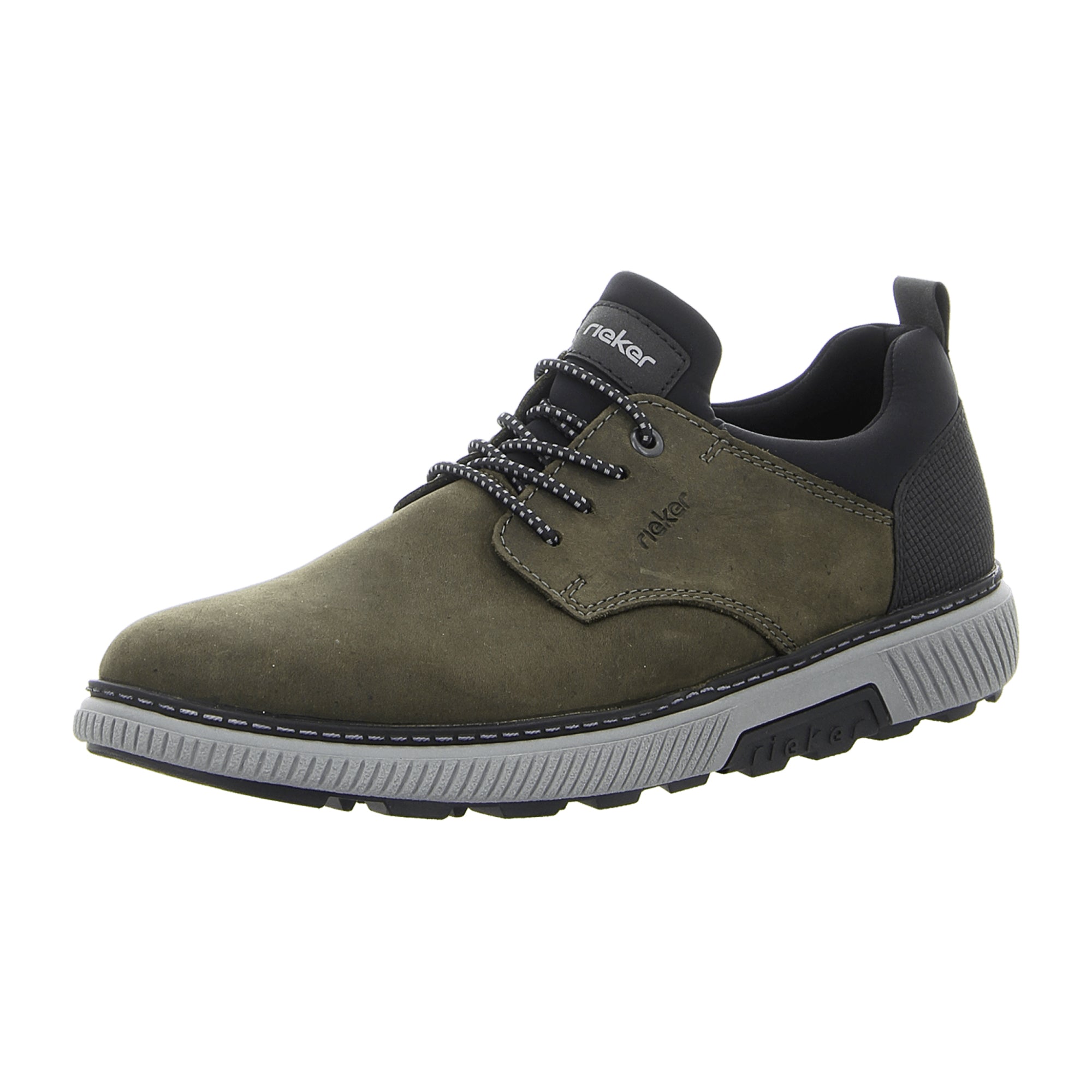 Rieker HWK Men's Casual Shoes Olive Color