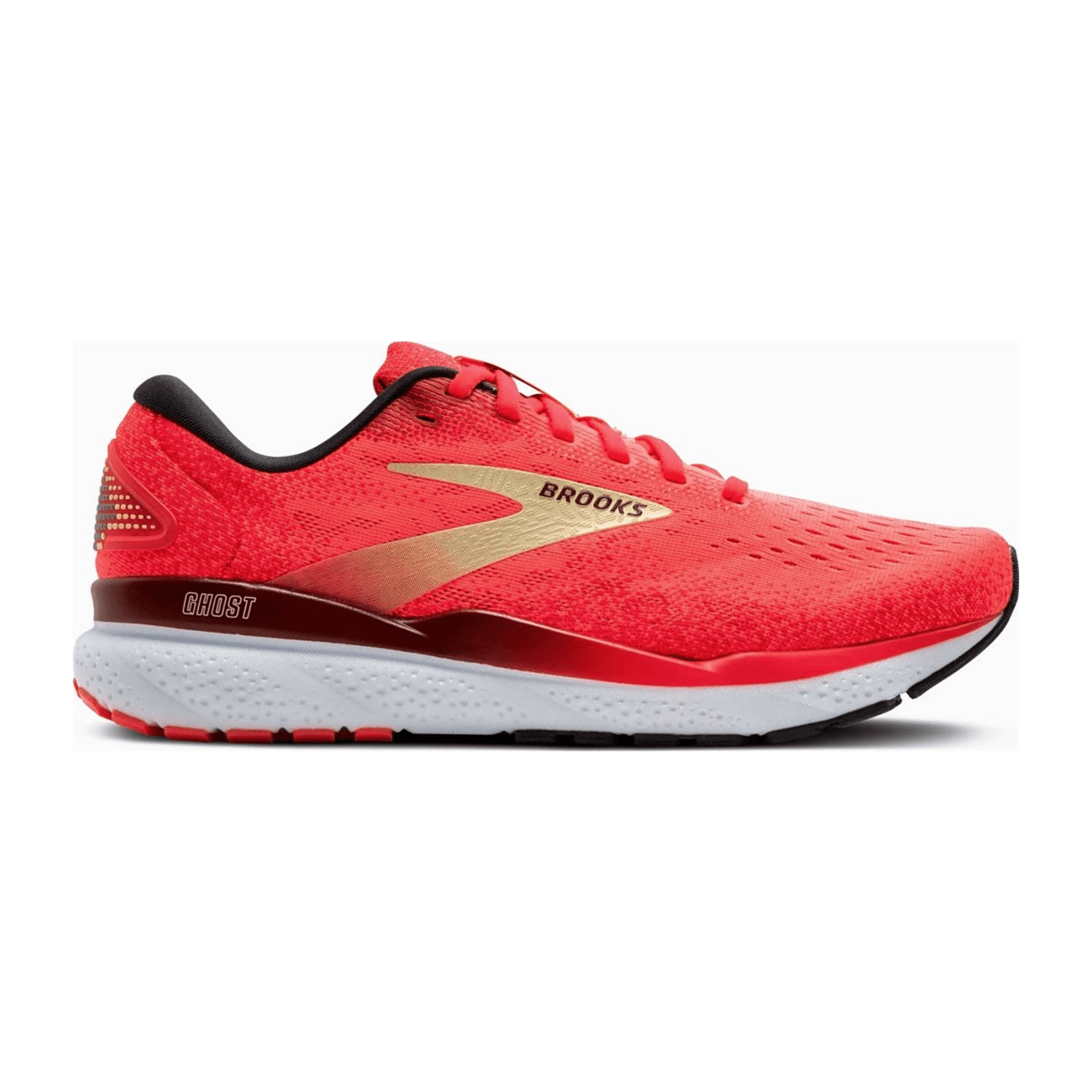 Brooks Ghost 16 Women's Running Shoes in Pink - Textile Upper with Rubber Sole