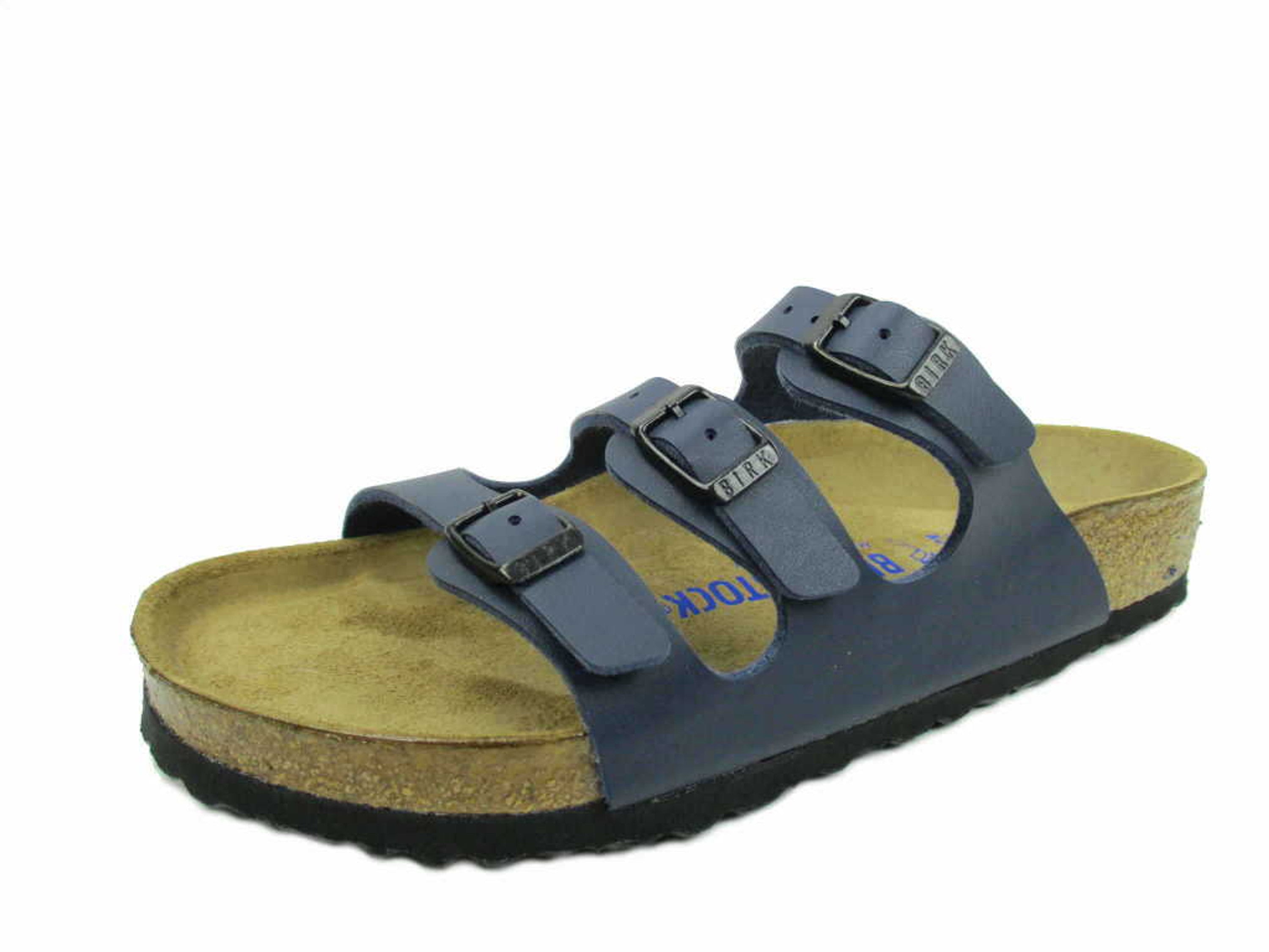 Birkenstock Florida comfort sandals blue Hightec Birko-Flor - Bartel-Shop