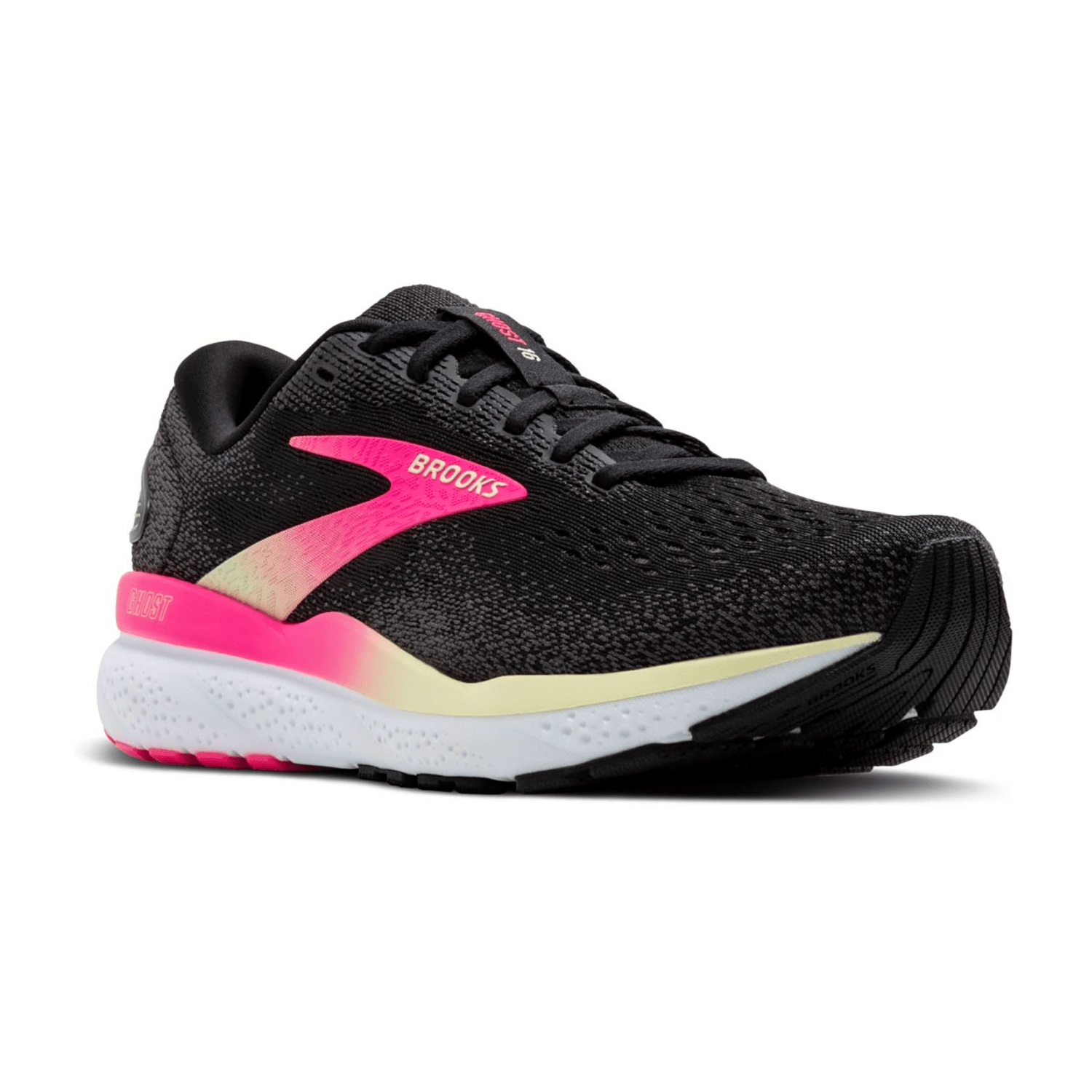 Brooks Ghost 16 Women's Running Shoes in Black Synthetic