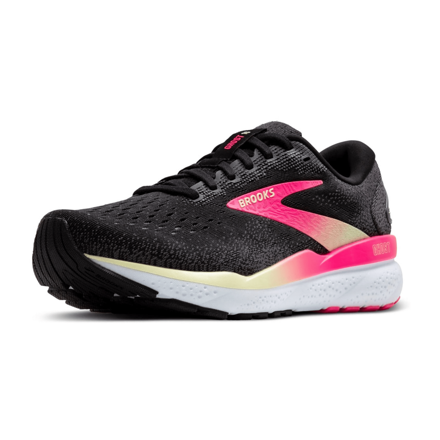 Brooks Ghost 16 Women's Running Shoes in Black Synthetic