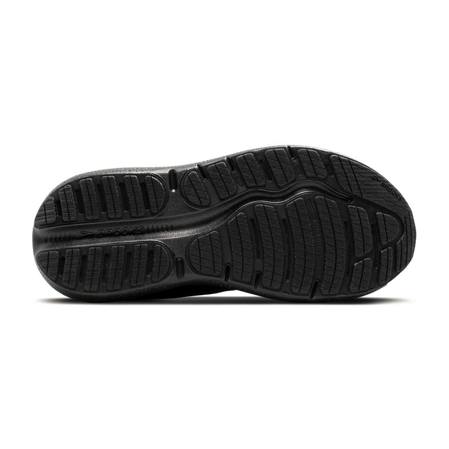 Brooks Women's Ghost Max 2 Sneakers in Black/Ebony - Lace-Up Running Shoes with Rubber Outsole