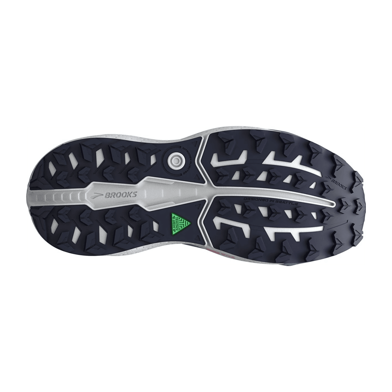 Brooks Caldera 7 Women's Running Shoes - Gray Synthetic Textile Upper with Rubber Sole