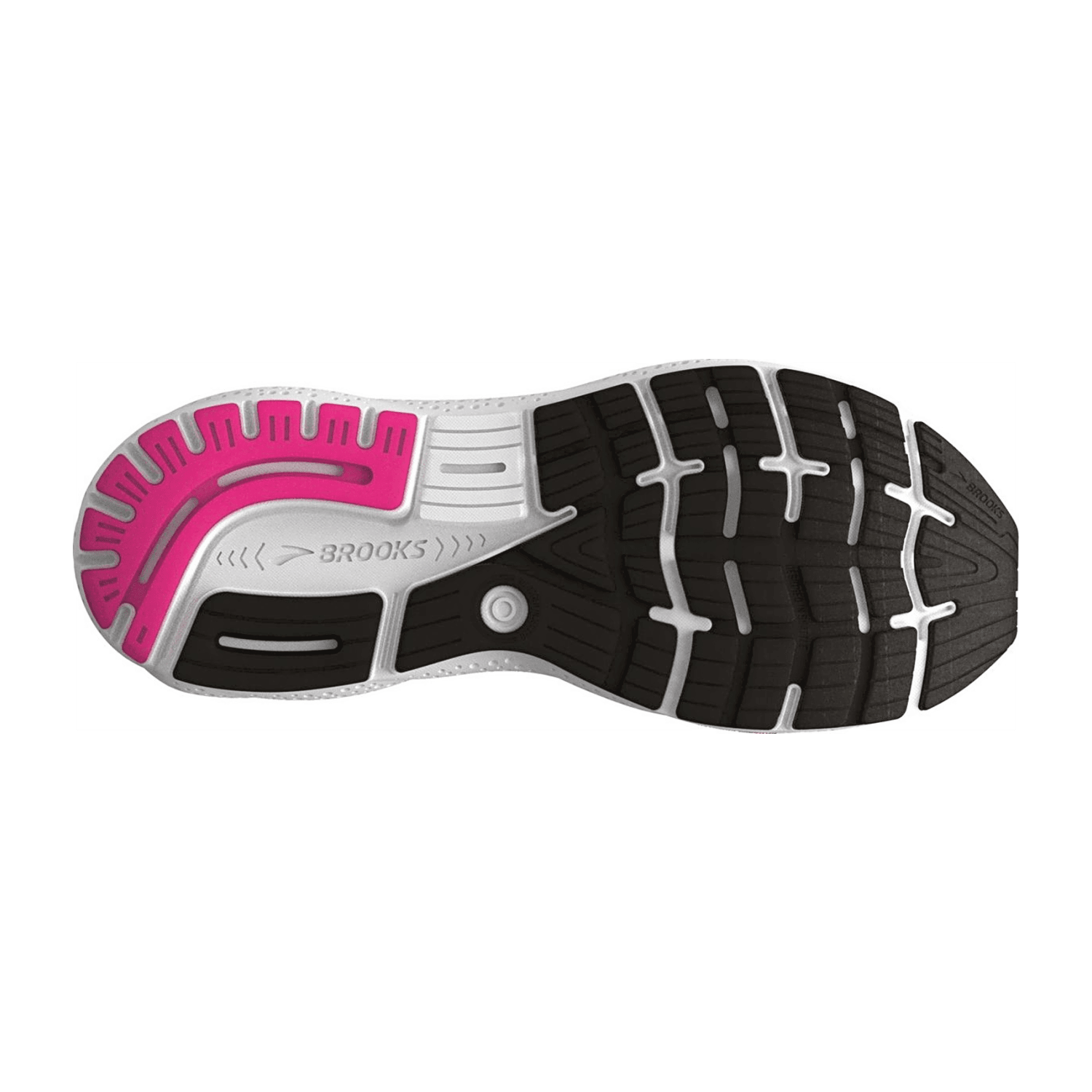 Brooks Ghost 16 Women's Running Shoes Synthetic in Black Pink Yellow