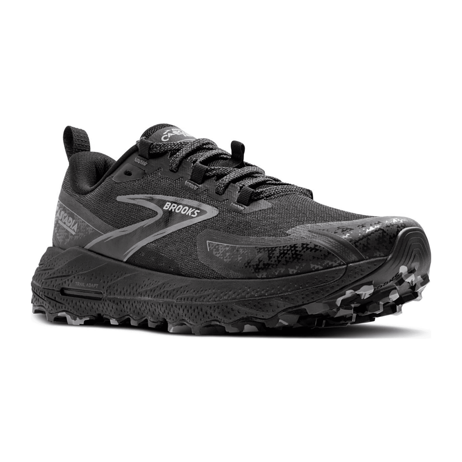 Brooks Cascadia 18 Women's Trail Running Shoes Black Lace-Up