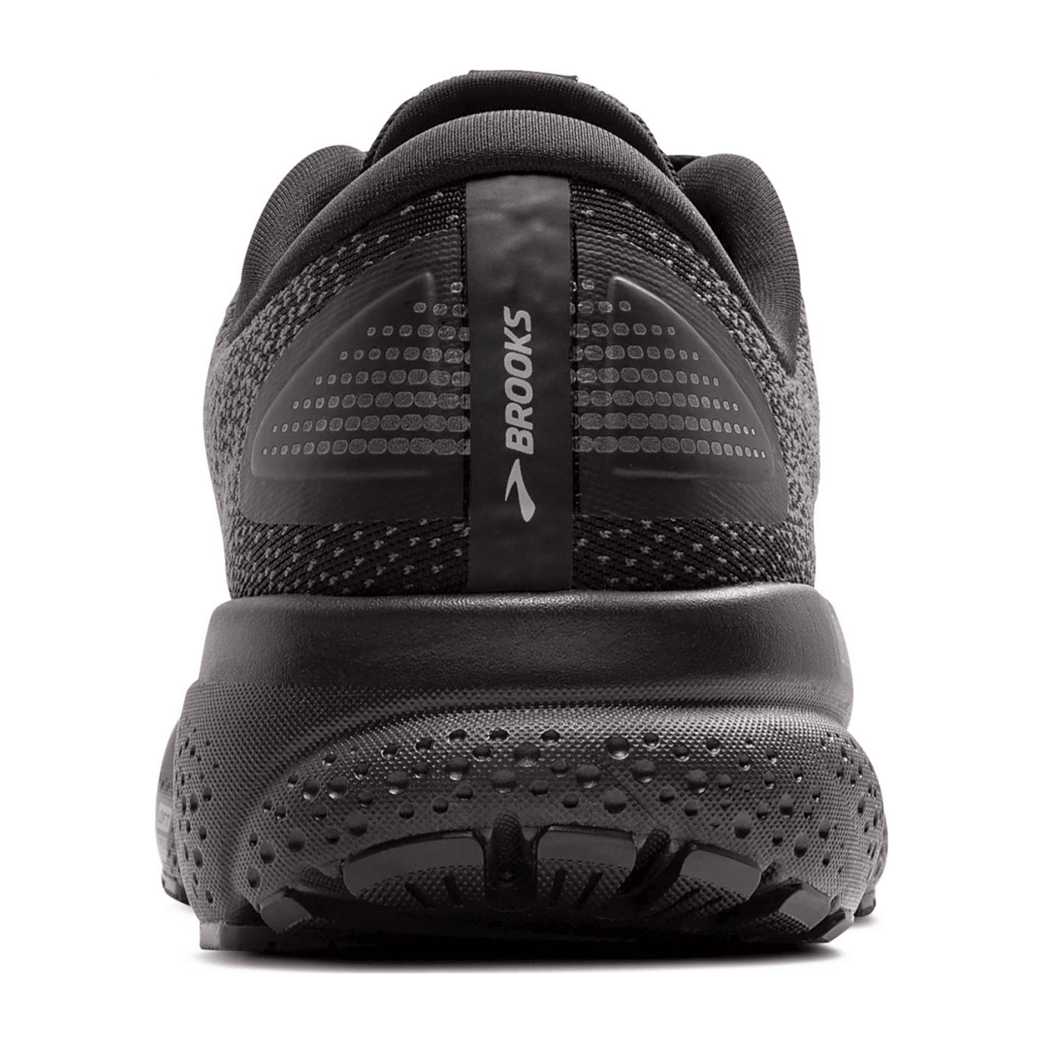 Brooks Women's Ghost 16 GTX Running Shoes Black Synthetic Textile Lace-Up Round Toe Rubber Sole