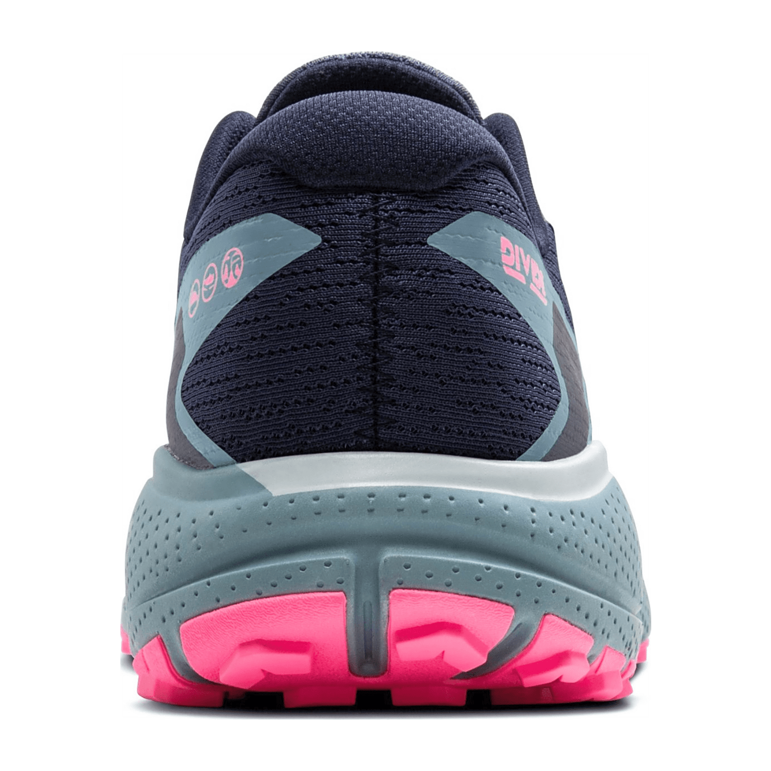 Brooks Divide 5 Women's Running Shoes - Breathable Mesh Lace-Up Sneakers in Peacoat Black/Pink