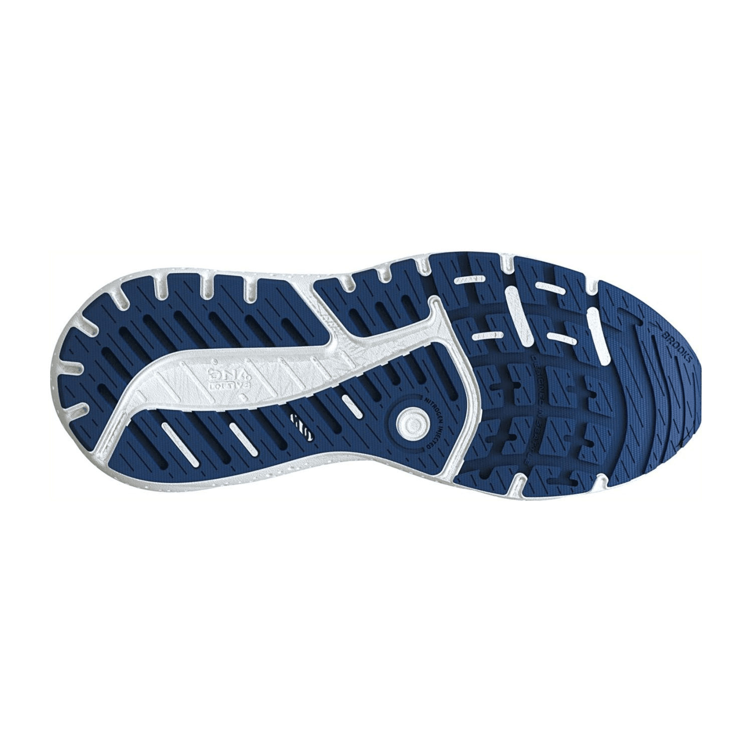 Brooks Beast GTS 24 Men's Running Shoes in Grey with Mesh Upper and Rubber Outsole