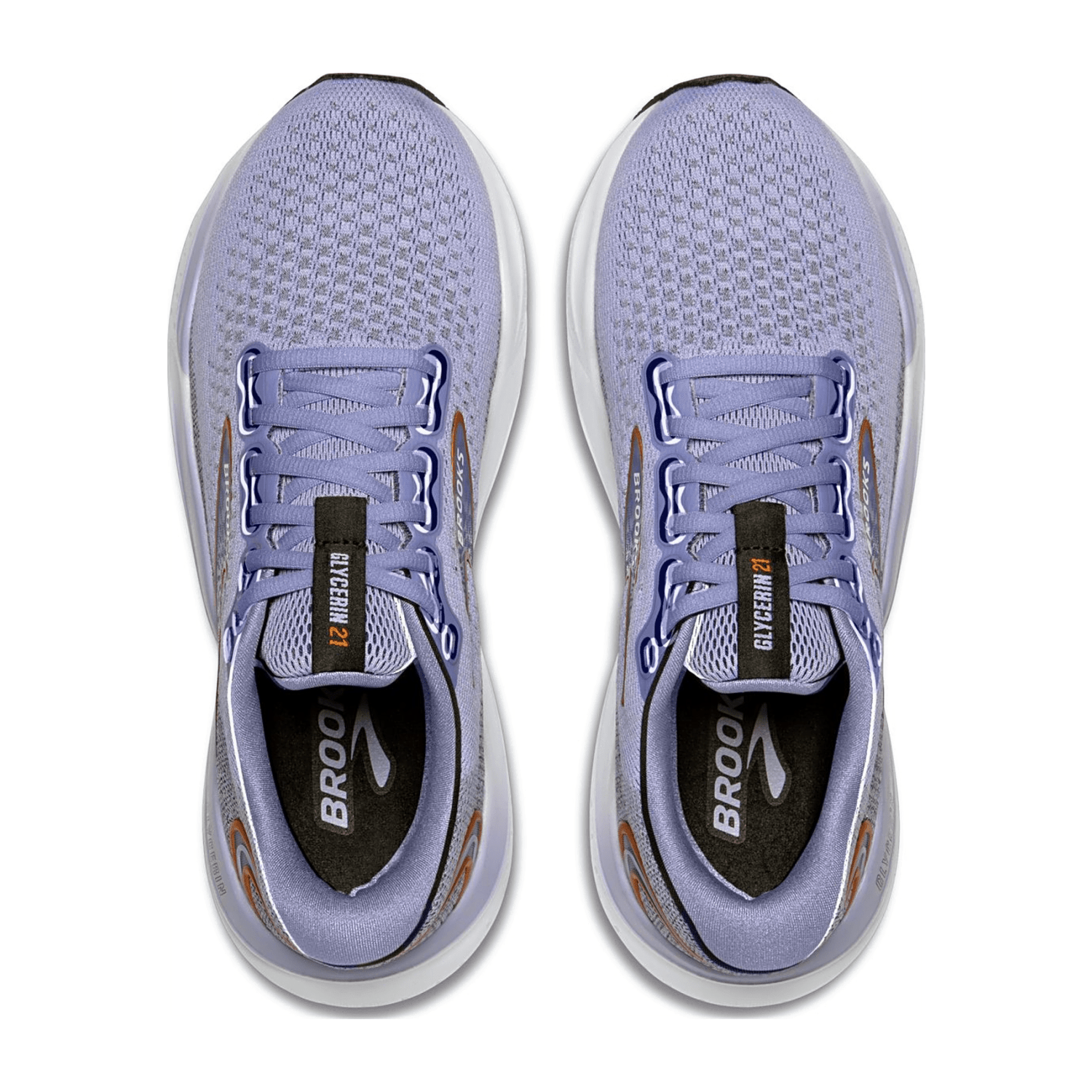 Brooks Glycerin 21 Women's Running Shoes - Purple Textile Upper with Rubber Sole
