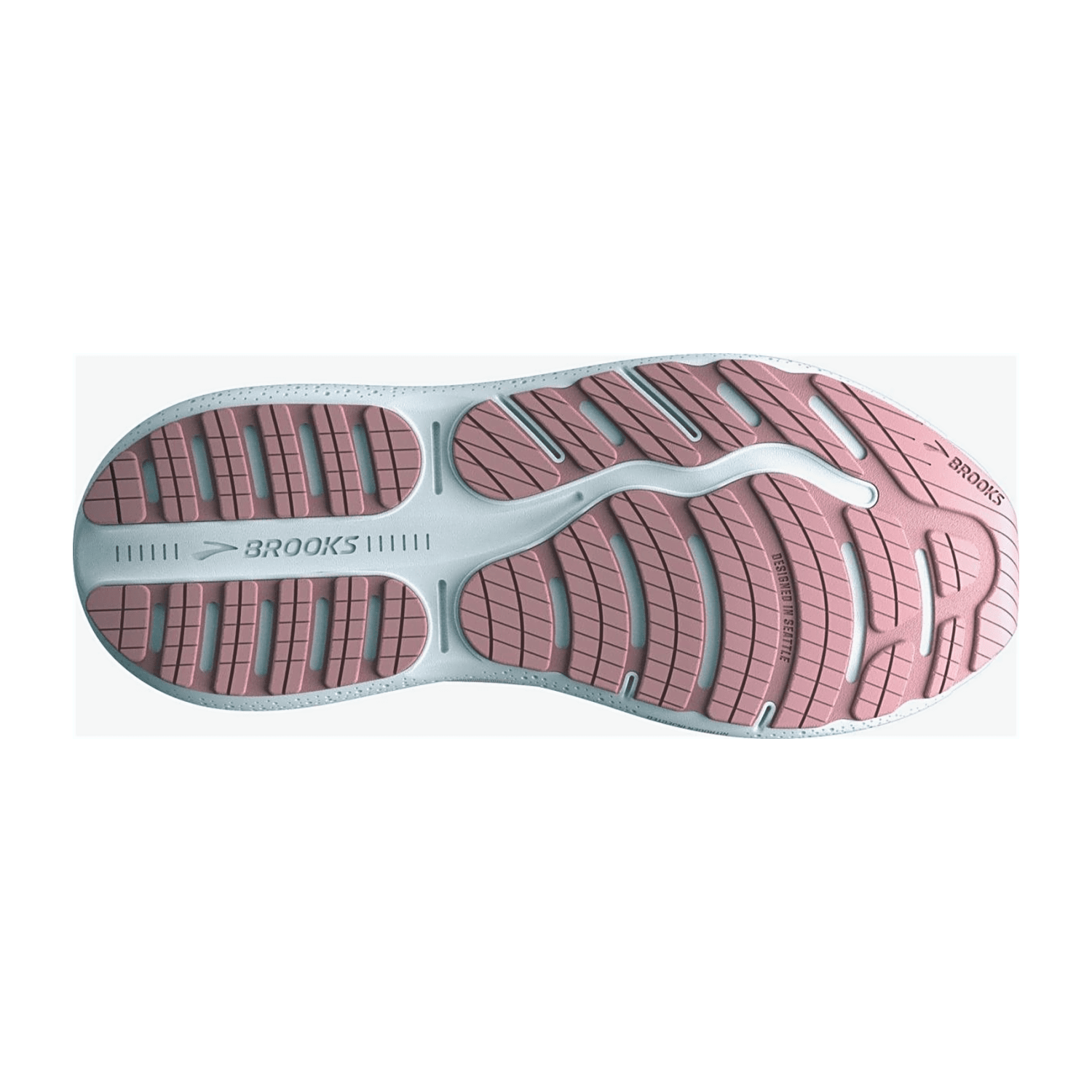 Brooks Women's Ghost Max 2 Sneaker Lace-Up Shoes in Coconut Milk Gray Zephyr, Upper Material: Synthetic and Textile