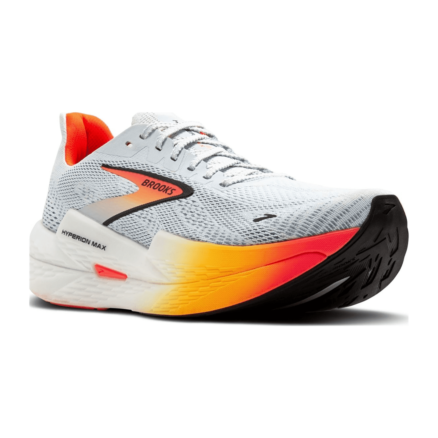 Brooks Women's Hyperion Max 2 Running Shoes in Illusion Coral/Black, Cotton Upper with Rubber Sole