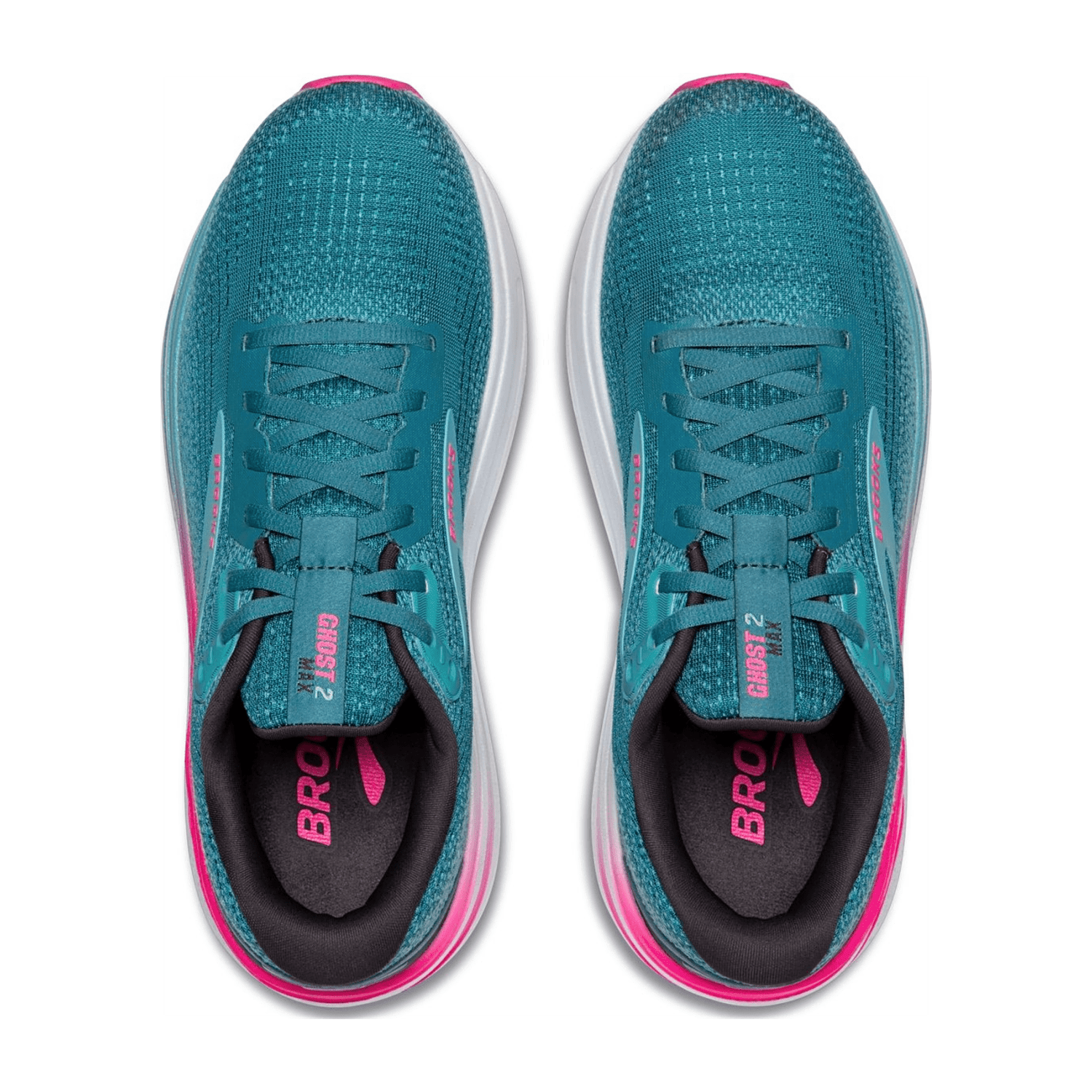 Brooks Ghost Max 2 Women's Running Shoes Blue Synthetic and Textile Upper Round Toe