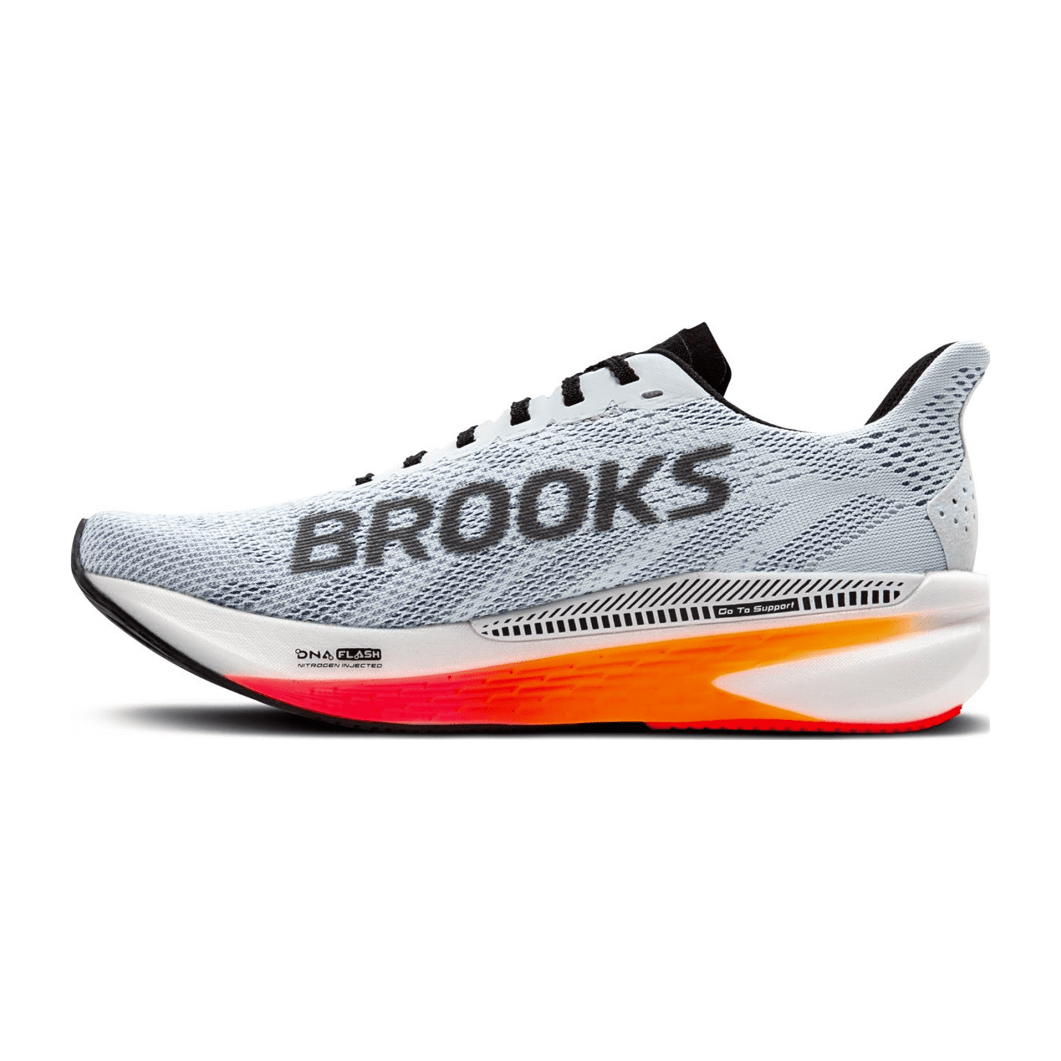 Brooks Women's Hyperion GTS 2 Running Shoes, Illusion Coral/Black, Synthetic Textile Upper, Rubber Sole