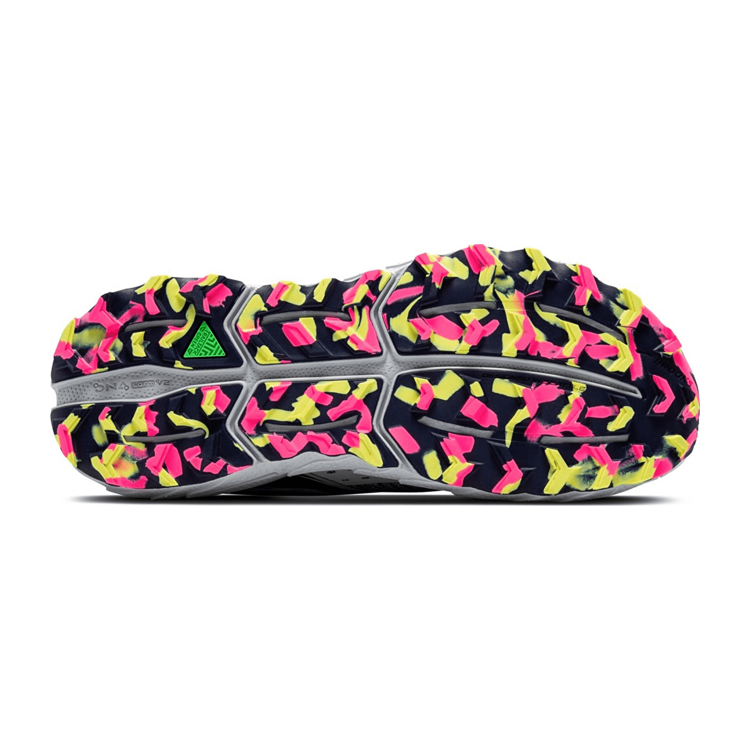 Brooks Cascadia 18 Women's Trail Running Shoes - Grey - Synthetic & Mesh Upper - Lace-Up Closure