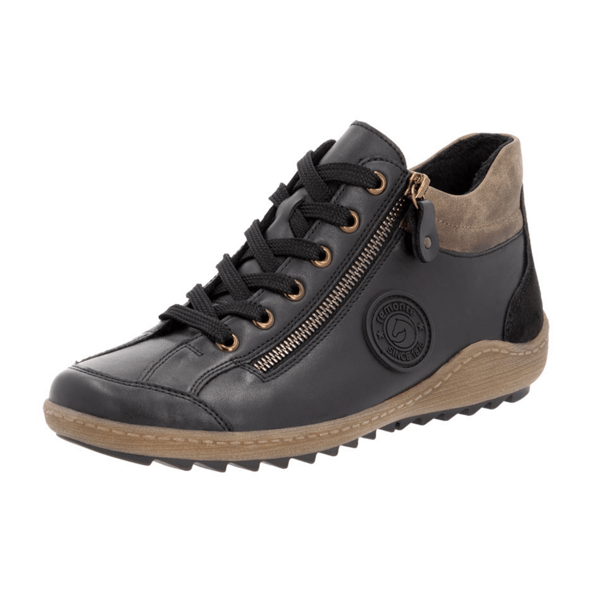 Remonte Women's R1477 Boots Black Leather Comfort