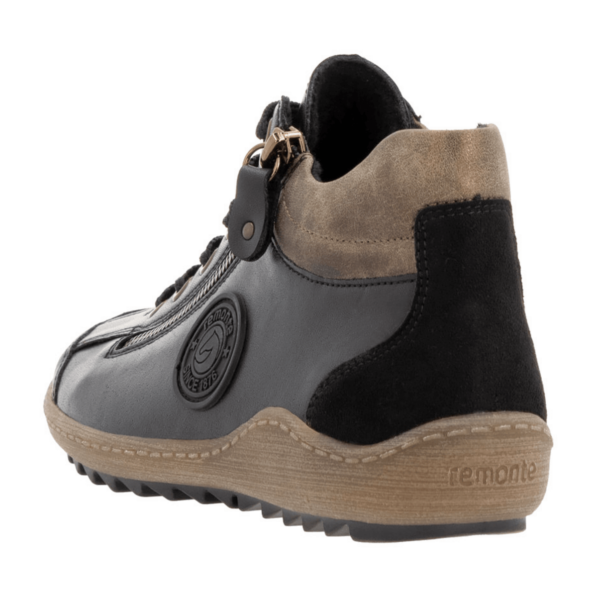 Remonte Women's R1477 Boots Black Leather Comfort