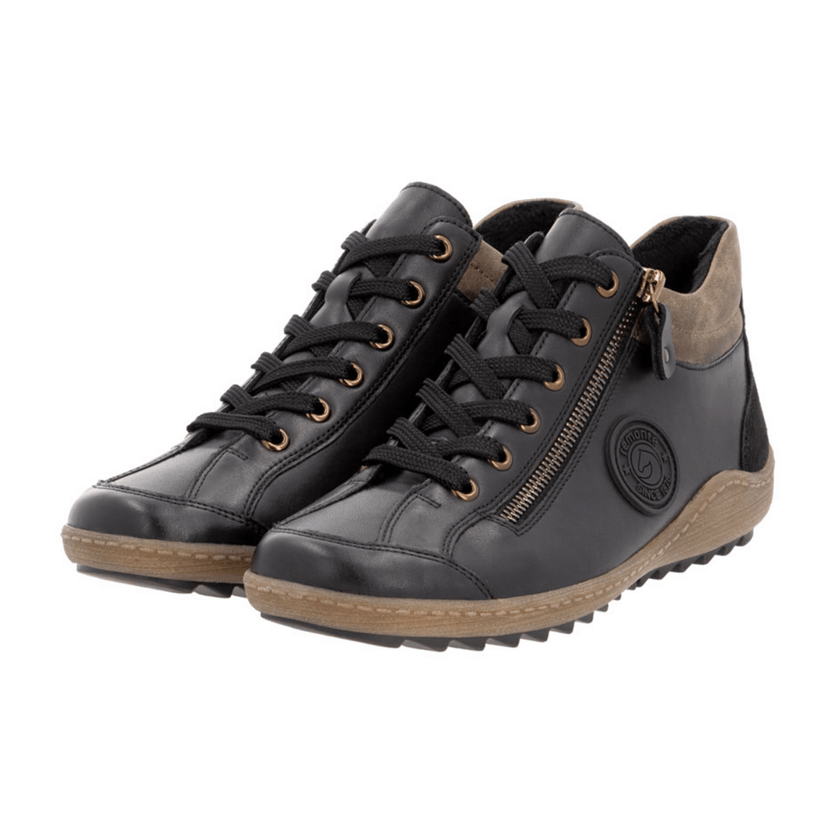 Remonte Women's R1477 Boots Black Leather Comfort