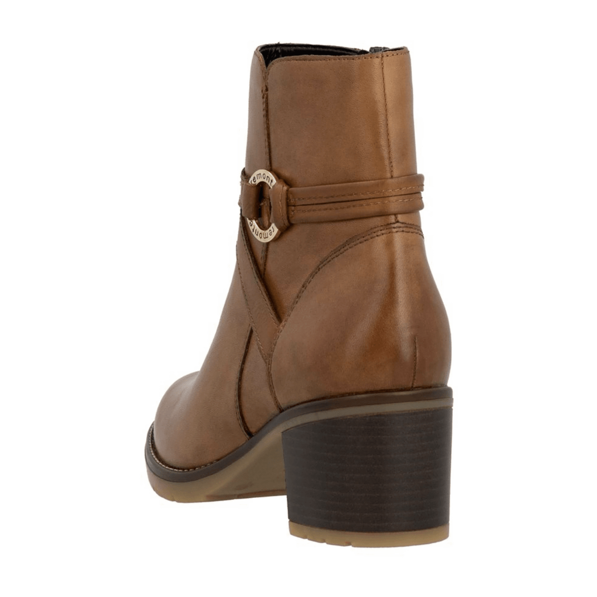 Remonte Women's D2A73 Chelsea Boot - Brown Smooth Leather