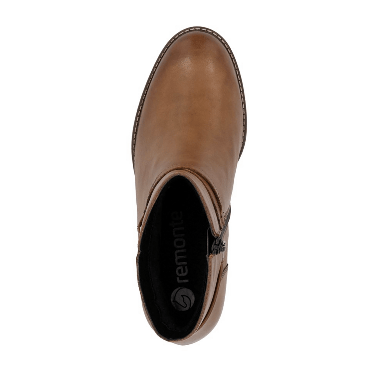 Remonte Women's D2A73 Chelsea Boot - Brown Smooth Leather