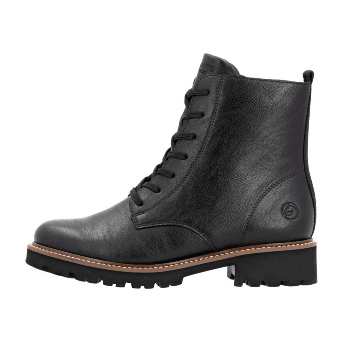 Remonte Women's Chelsea Boots D8661 Black Leather Ankle Boots