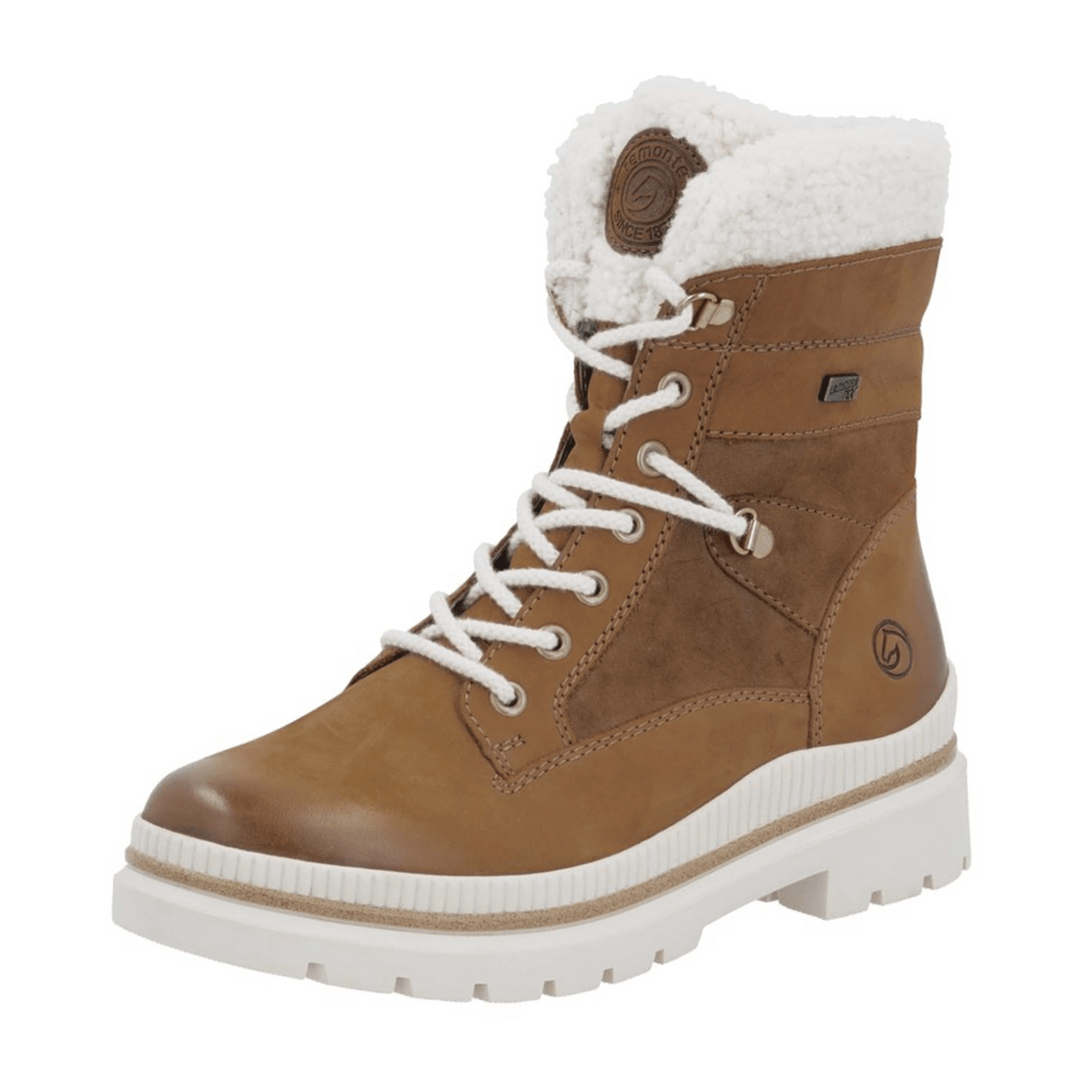 Remonte Women's Chelsea Boots D0C77 - Water-Resistant Brown Suede Winter Boots