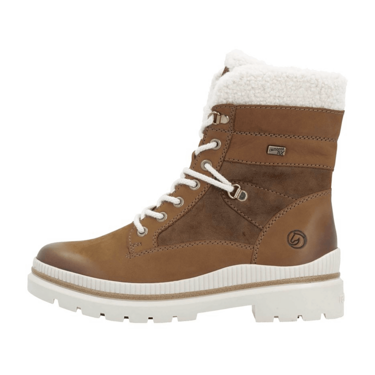 Remonte Women's Chelsea Boots D0C77 - Water-Resistant Brown Suede Winter Boots
