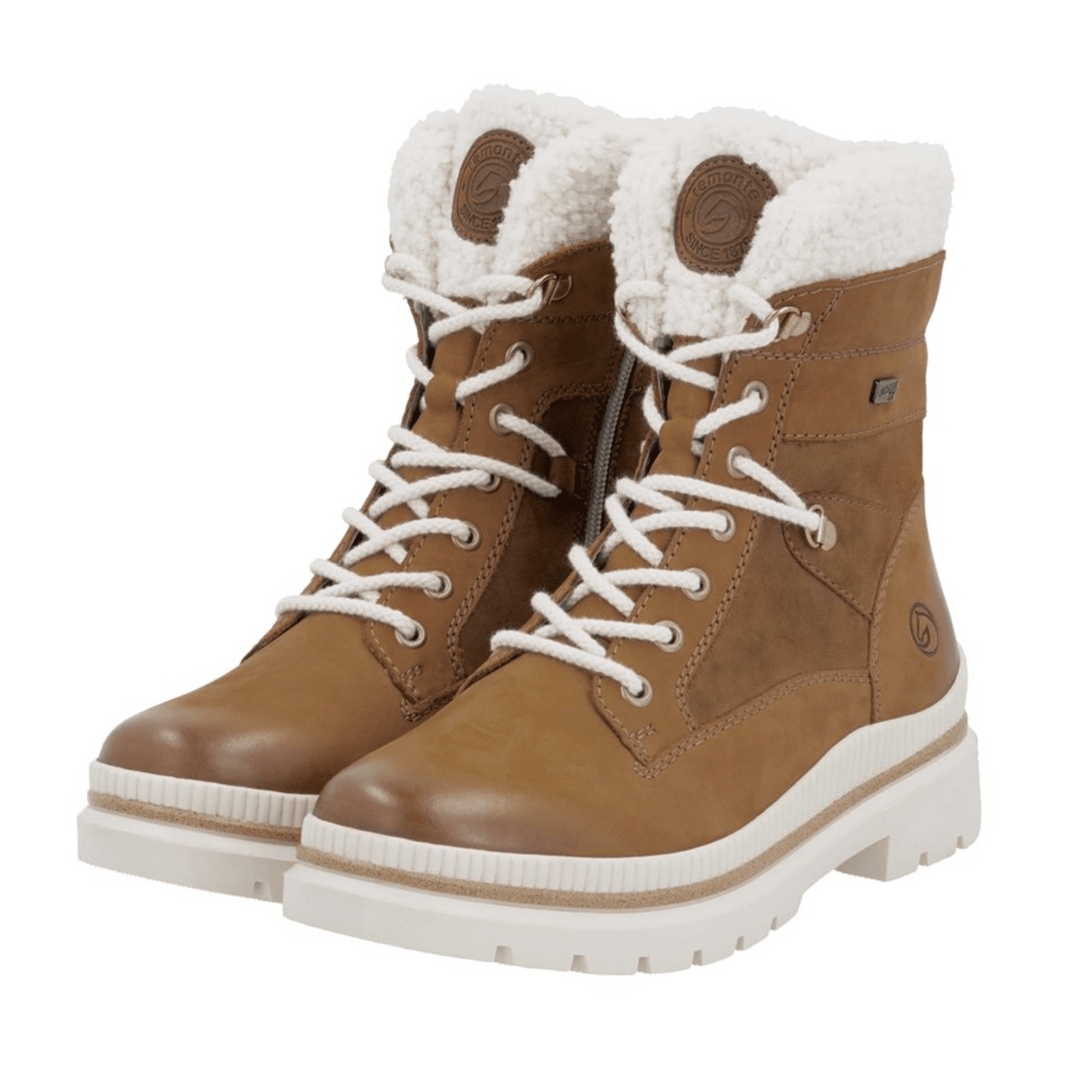 Remonte Women's Chelsea Boots D0C77 - Water-Resistant Brown Suede Winter Boots