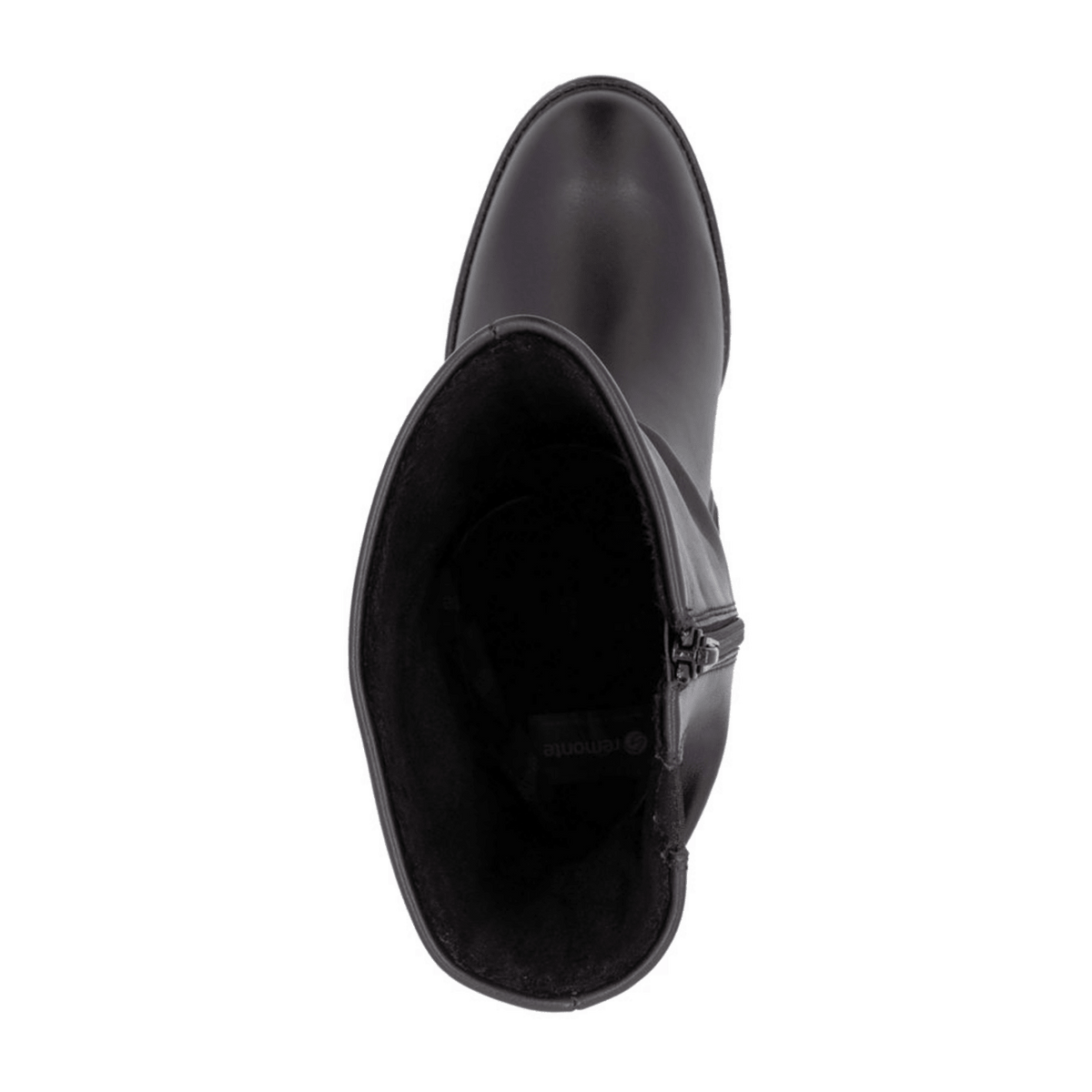 Remonte Women's Lace-Up Shoes Black Leather - Comfort Half Shoes with Removable Insole