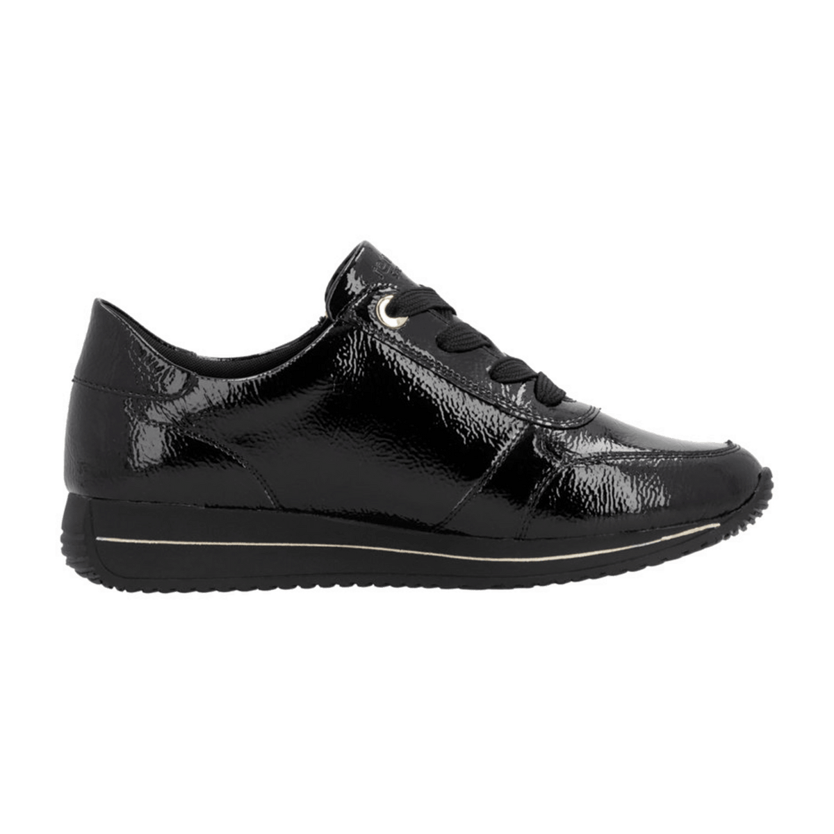 Remonte Women's Suede Sneakers Black - Lightweight Breathable