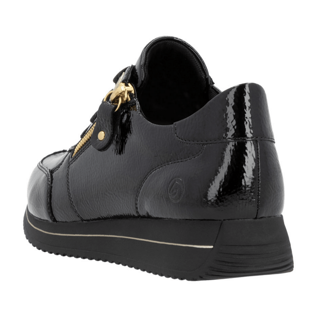 Remonte Women's Suede Sneakers Black - Lightweight Breathable