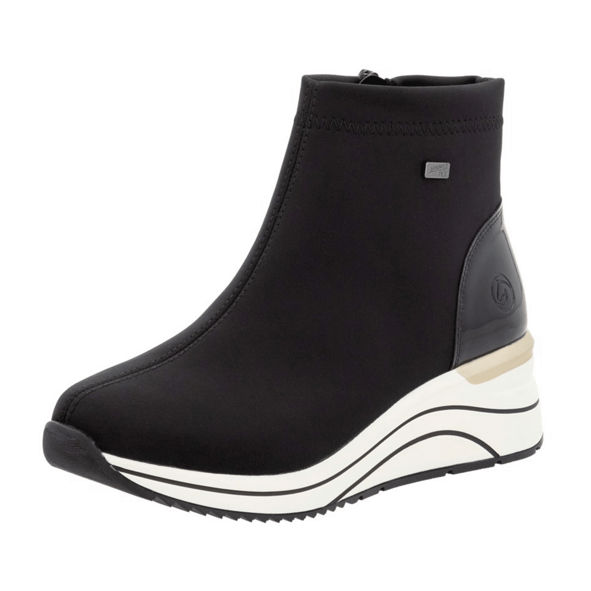 Remonte Women's D0T73 Ankle Boots Black Textile Water Repellent