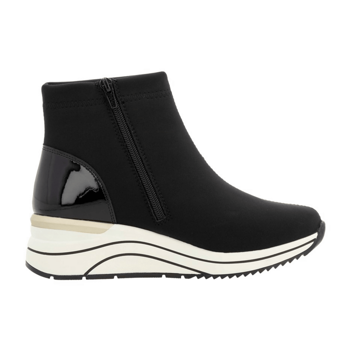 Remonte Women's D0T73 Ankle Boots Black Textile Water Repellent