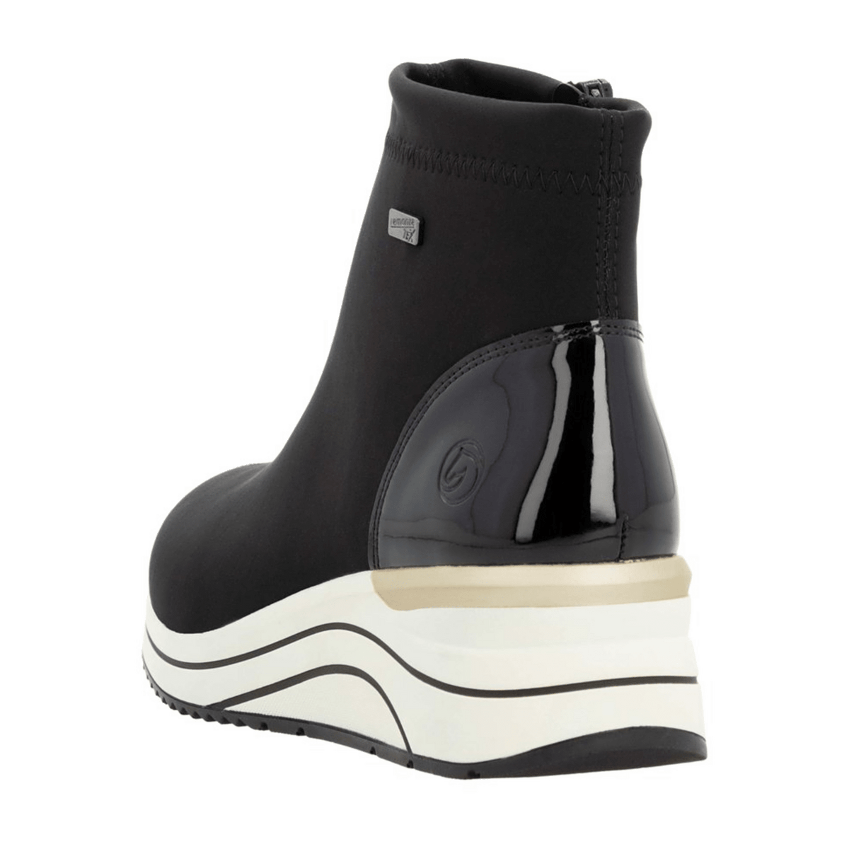 Remonte Women's D0T73 Ankle Boots Black Textile Water Repellent