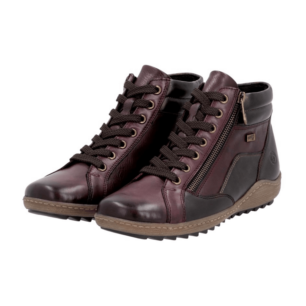 Remonte Women's Ankle Boots R1458 Red Leather