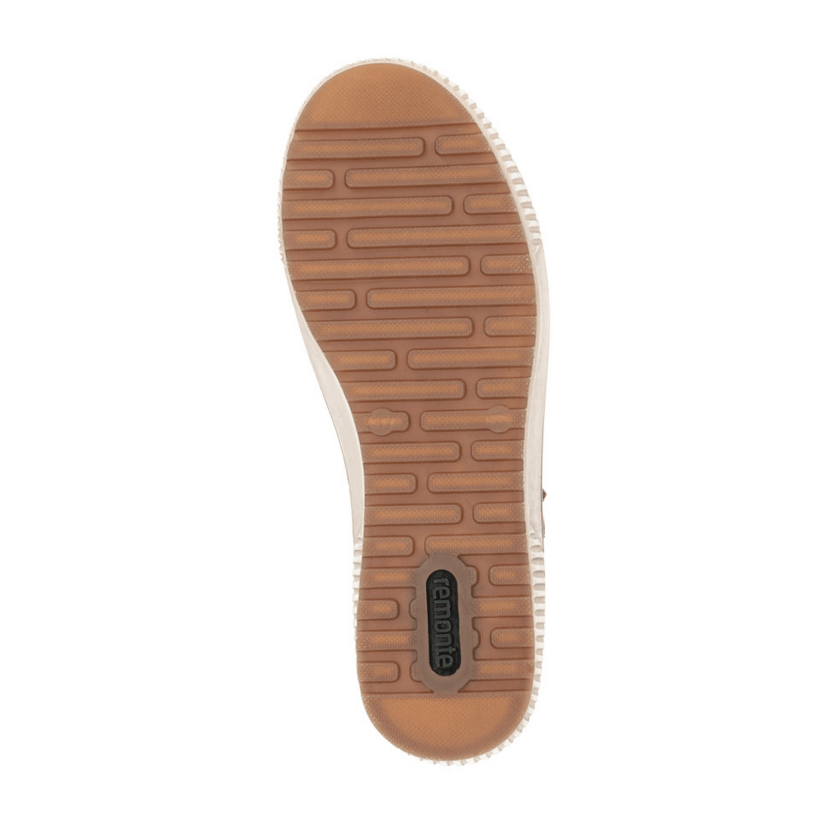 Remonte Women's D0700 Low-Top Sneakers - Brown Leather Water-Resistant