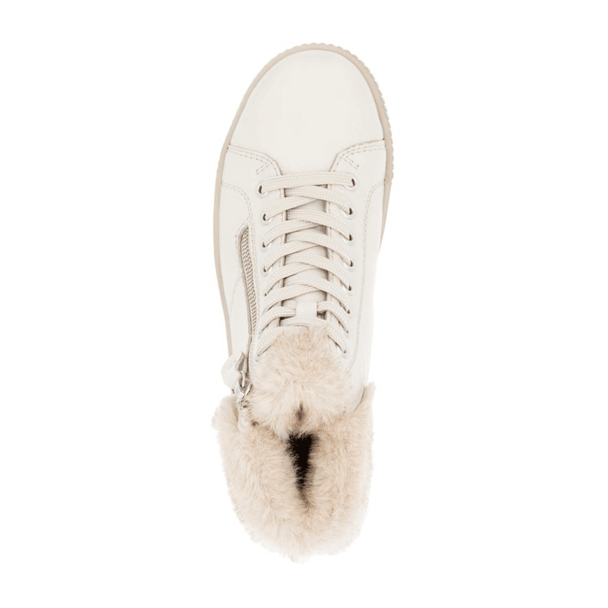 Remonte Women's High-Top Sneaker D0780 - Water-Repellent Leather Mid Cut