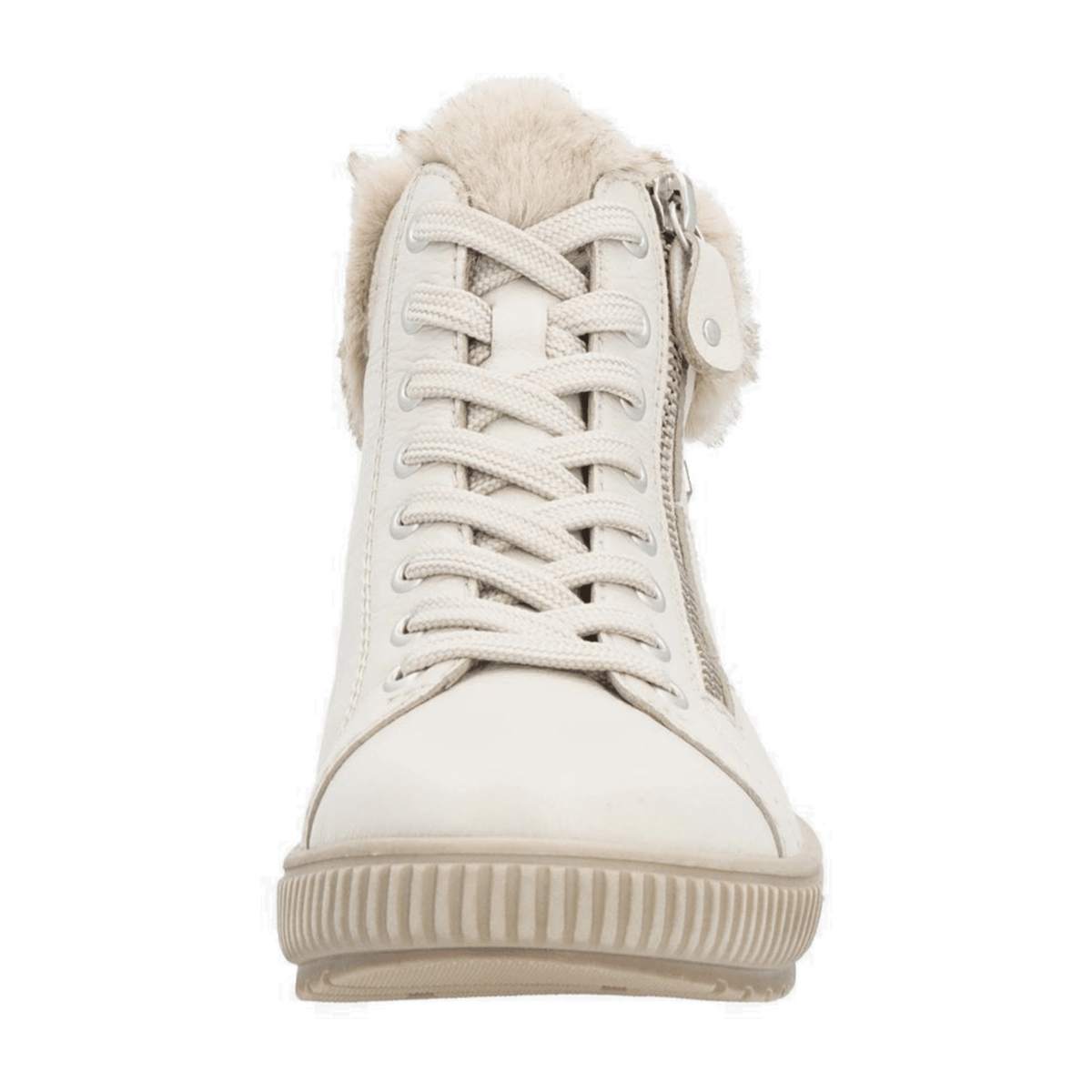 Remonte Women's High-Top Sneaker D0780 - Water-Repellent Leather Mid Cut