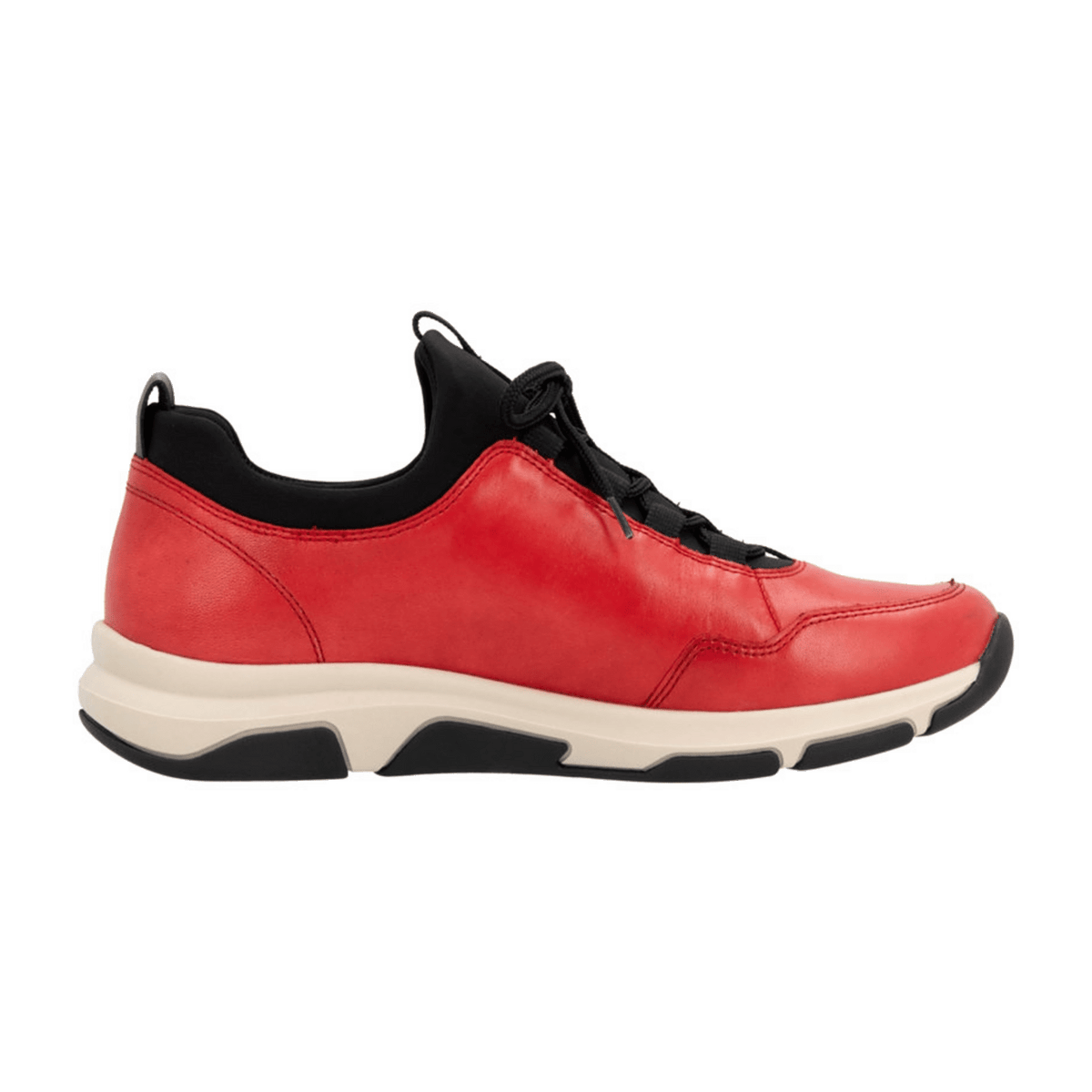 Remonte Women's Sneaker Red Leather Lightweight Flexible