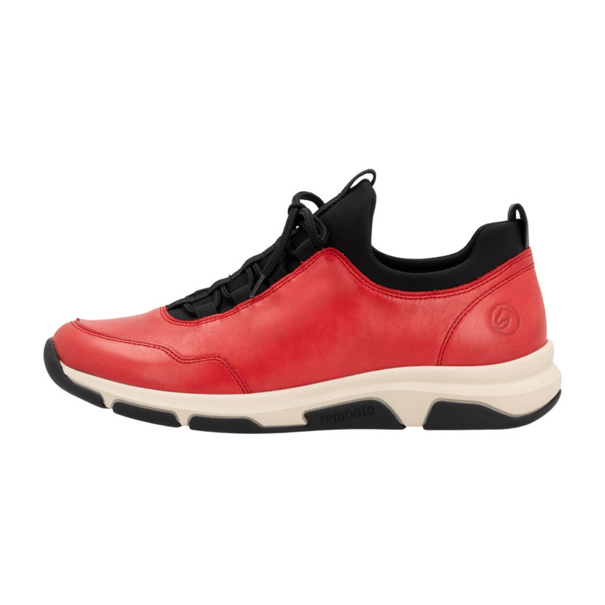 Remonte Women's Sneaker Red Leather Lightweight Flexible