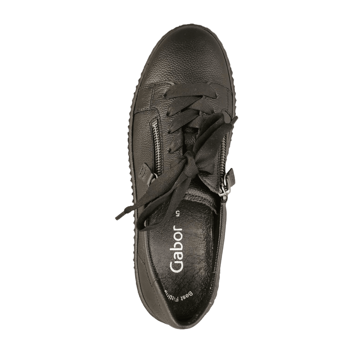 Gabor Women's Low-Top Sneakers Black - Interchangeable Insole