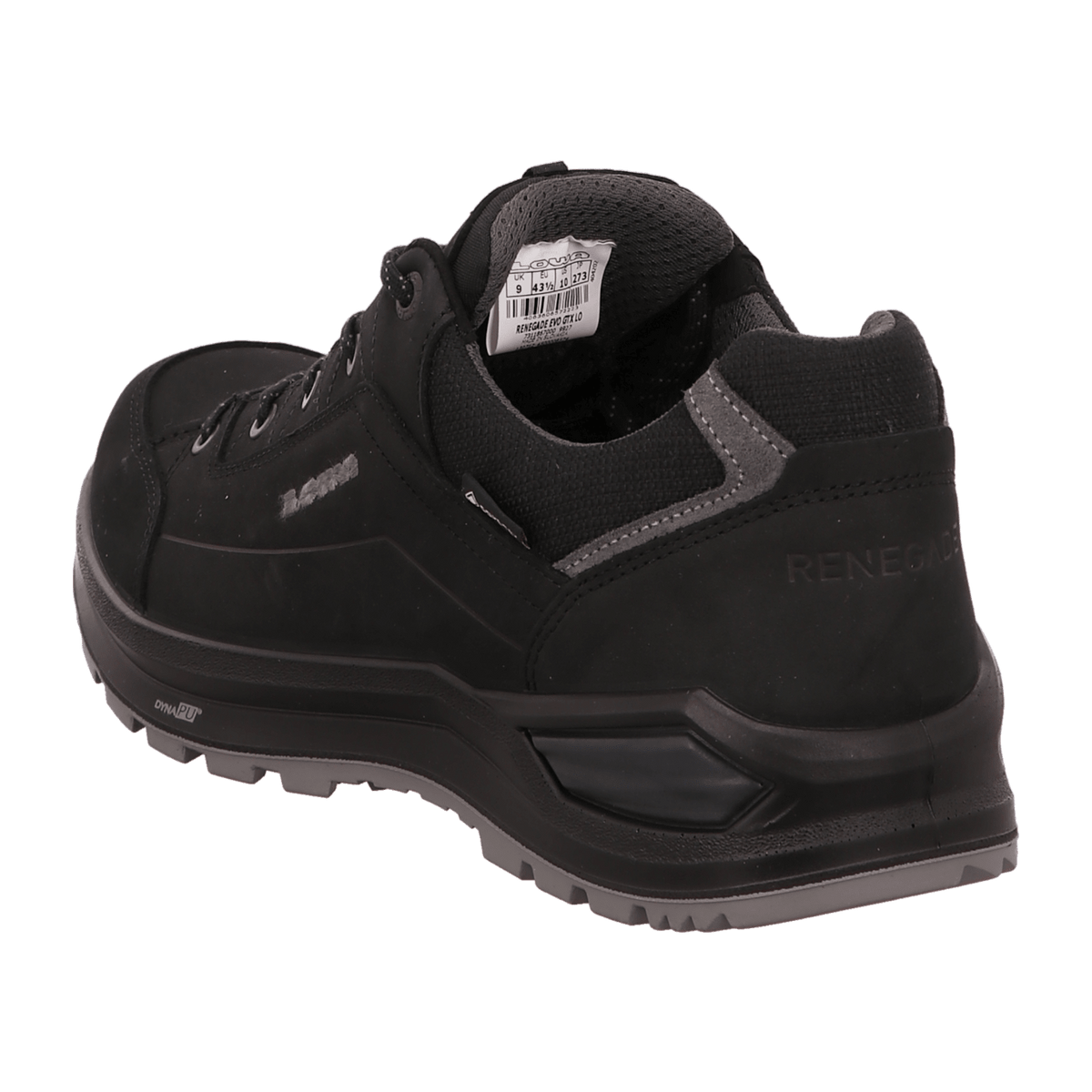 LOWA Renegade Evo GTX Lo Men's Trekking Shoes Black Graphite Waterproof