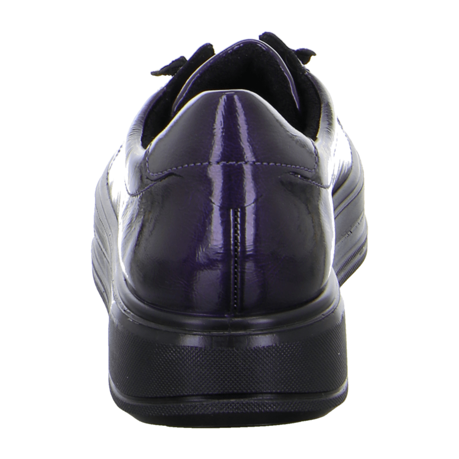 ARA Canberra Women's Sneakers in Purple Patent Leather with Lace-Up Closure and Textile Lining - Bartel-Shop