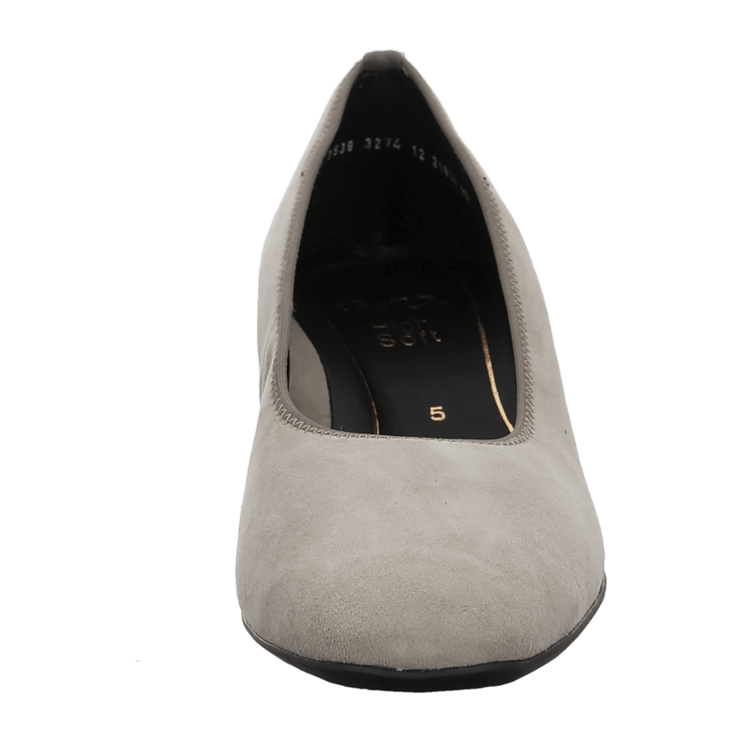 ARA Graz Women's Pumps in Beige Velvet Leather with Leather Lining and Closed Toe - Bartel-Shop