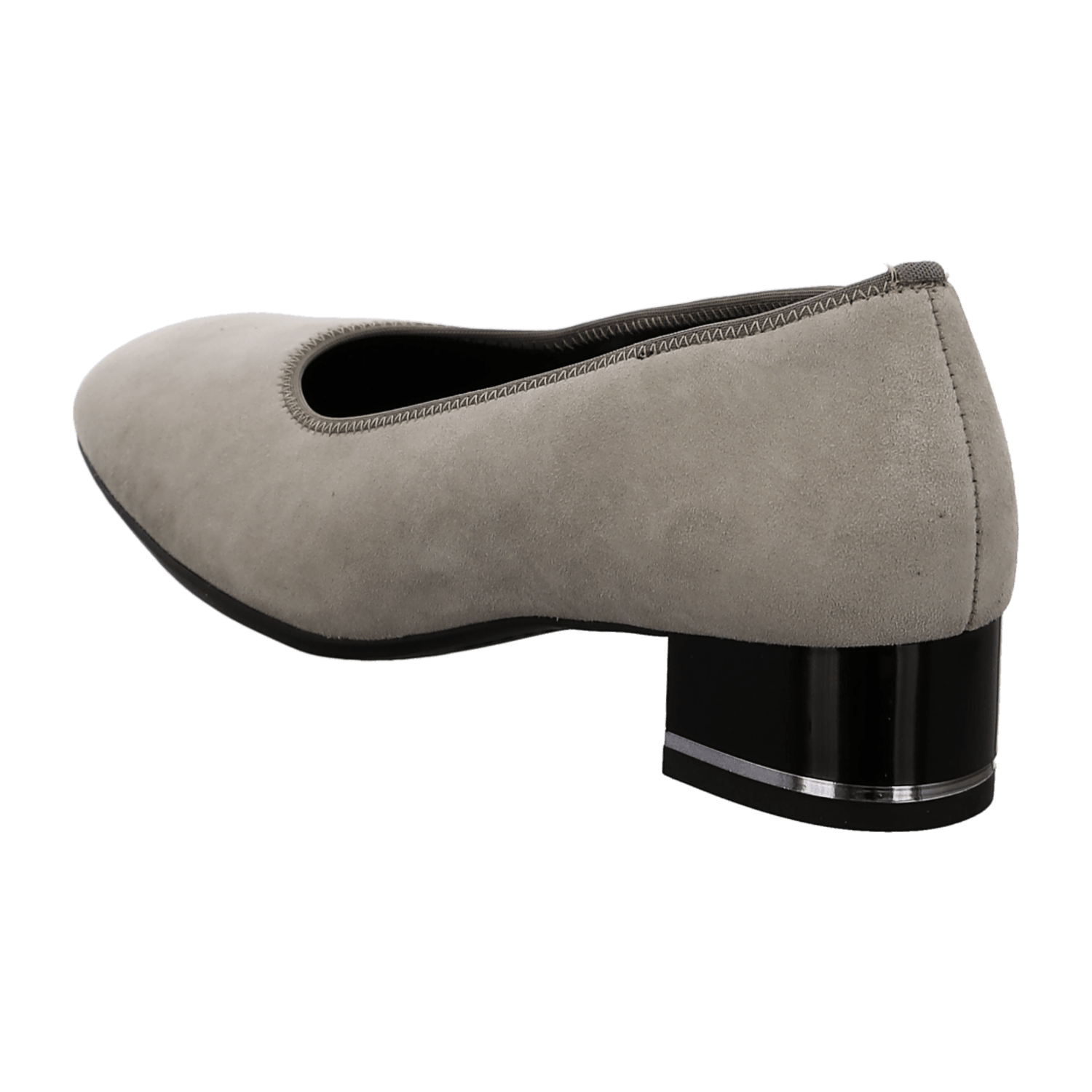 ARA Graz Women's Pumps in Beige Velvet Leather with Leather Lining and Closed Toe - Bartel-Shop
