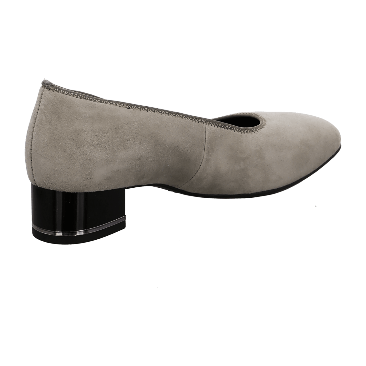 ARA Graz Women's Pumps in Beige Velvet Leather with Leather Lining and Closed Toe - Bartel-Shop