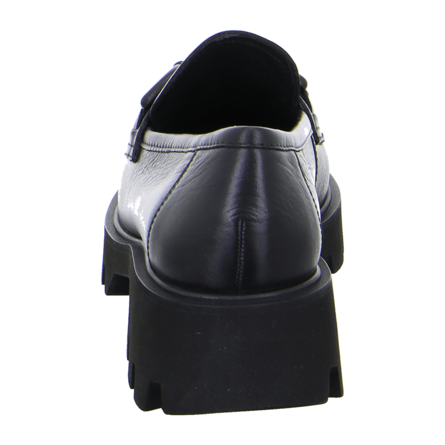 ARA Women's Black Smooth Leather Oxford Slippers with Traction Sole