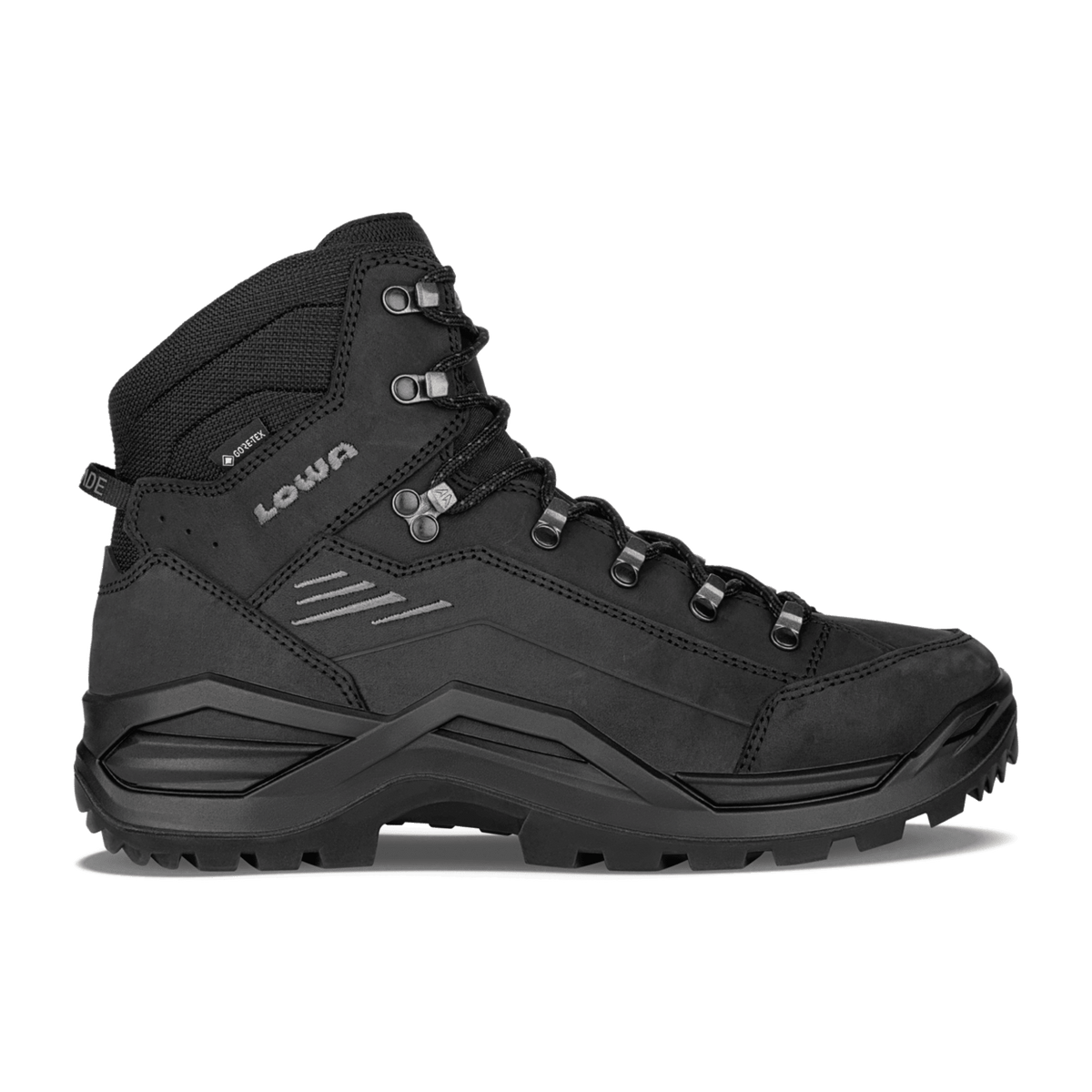 LOWA Renegade Evo GTX Mid Men's Trekking Boots Black Leather Waterproof