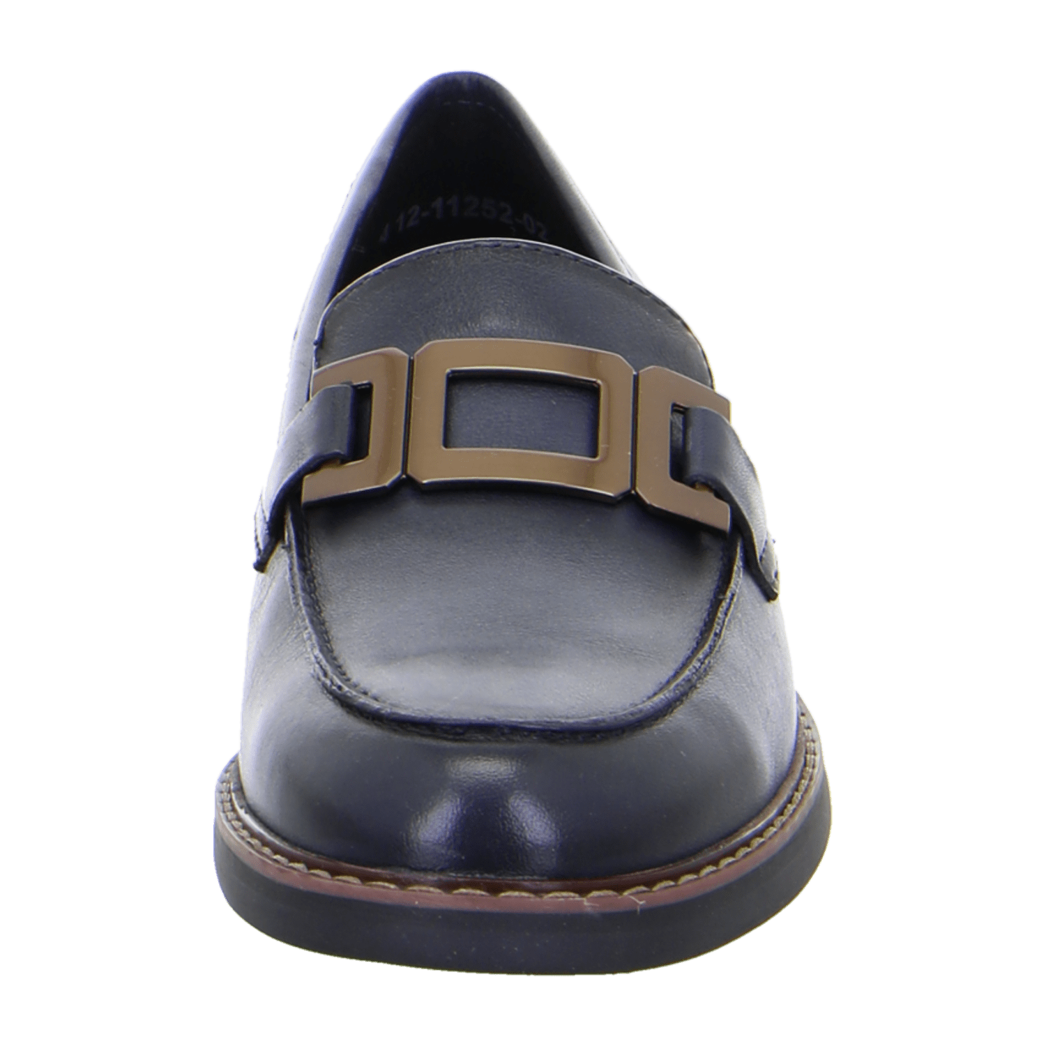 ARA Kent Slipper for Women in Black Smooth Leather with Leather Lining and Round Toe